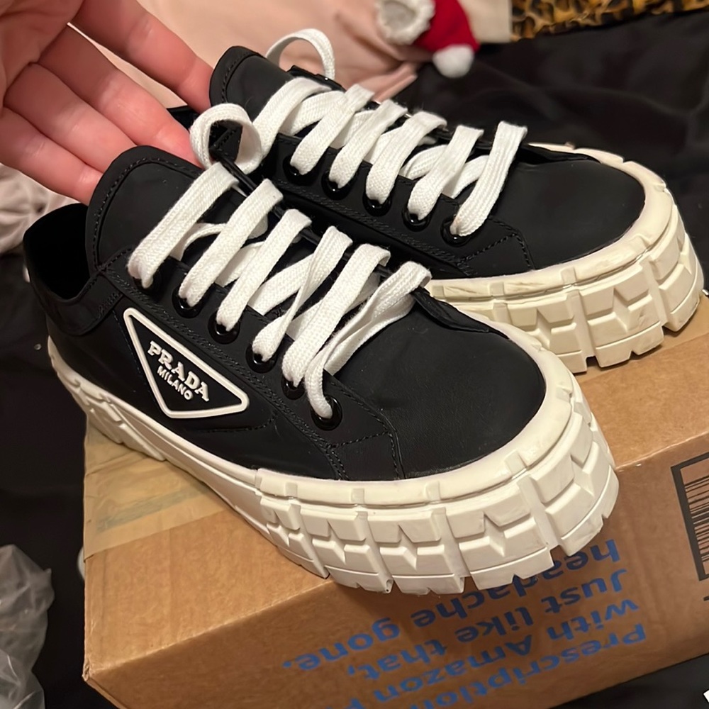 PRADA GABARDINE  SNEAKERS